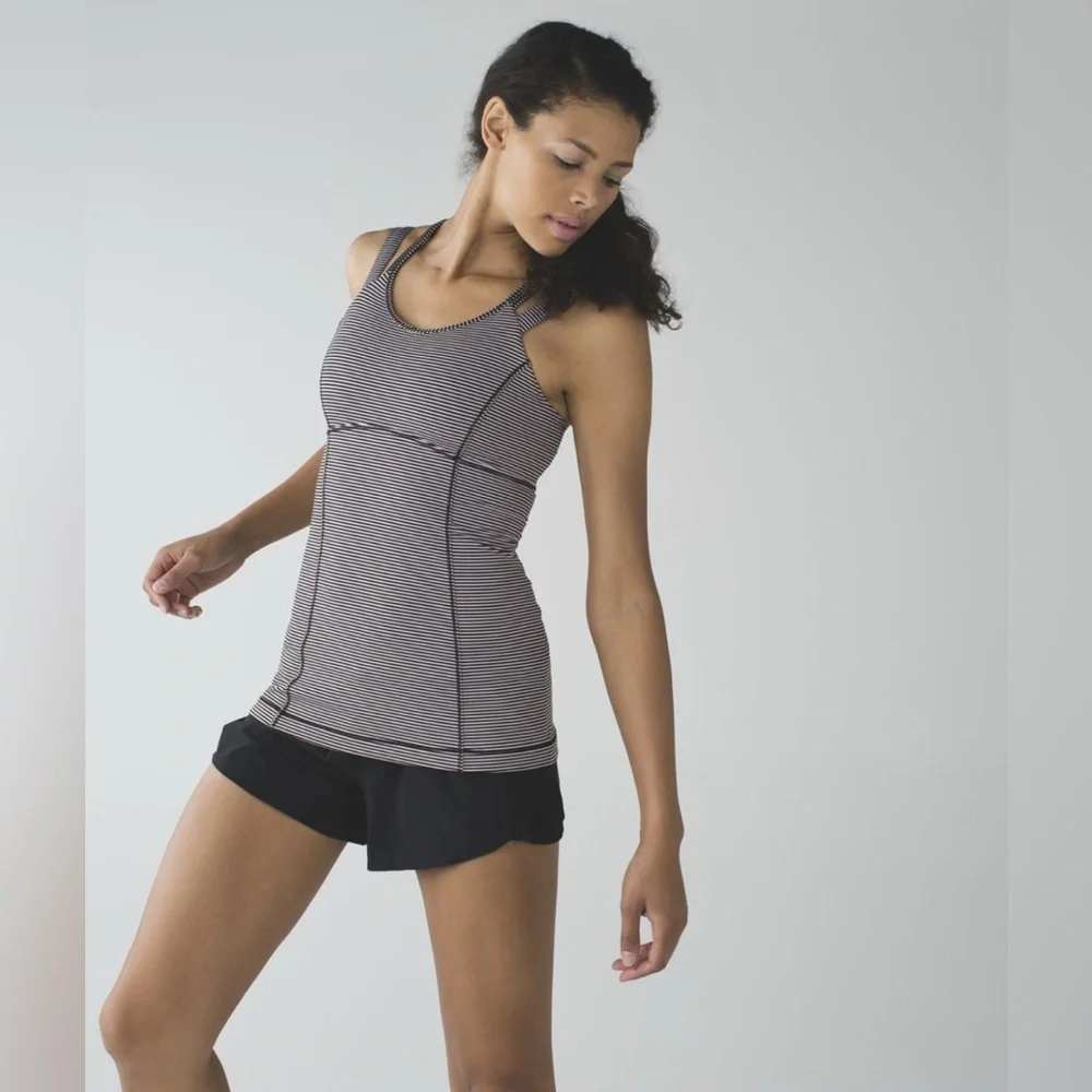 Lululemon double strap tank with built in bra - Picture 2 of 7